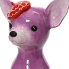 Decoris vaas Woof paars 22,9 x 14,5 x 17,8 cm