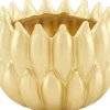 Dijk Natural Collections bloempot Banana goud D 18 H 13 cm