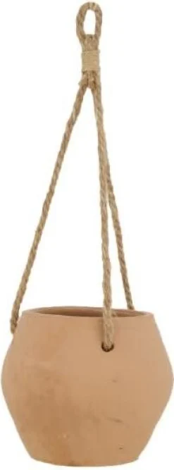 Dijk Natural Collections hangpot Ines beige D 12,5 H 11 cm