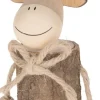 Dijk Natural Collections kerstfiguur eland naturel / bruin 8,7 x 5,5 x 16 cm