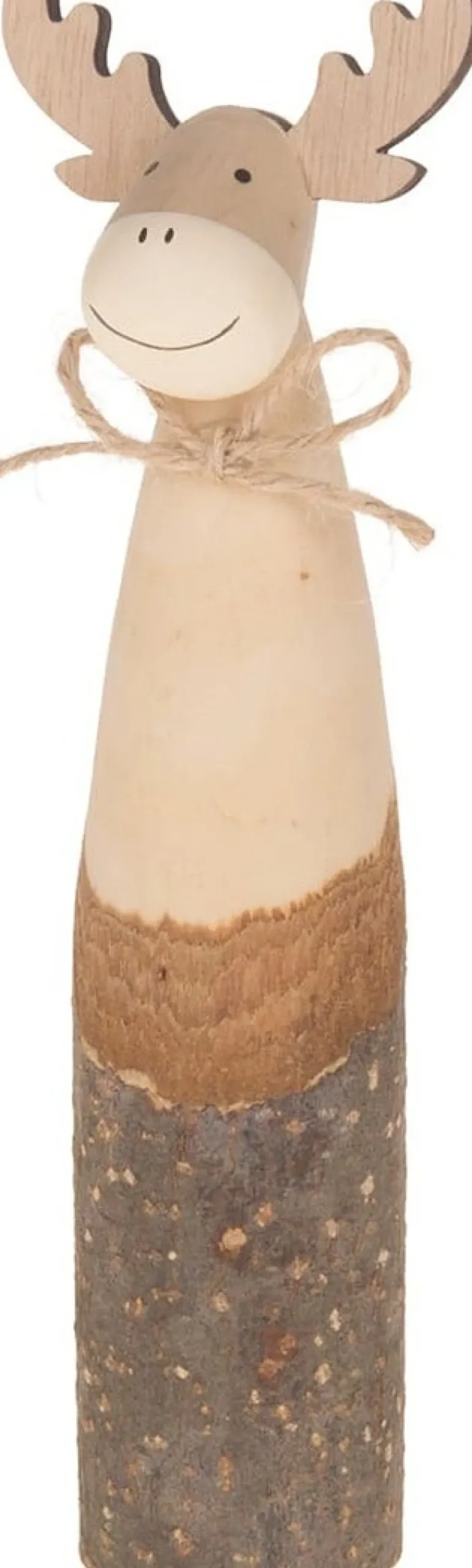 Dijk Natural Collections kerstfiguur rendier naturel 6 x 4,5 x 19,3 cm