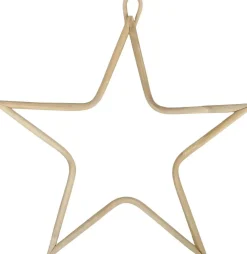 Dijk Natural Collections kerstster Seren beige D 37 H 1 cm
