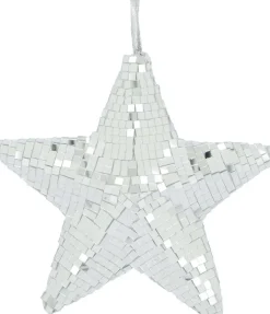 Dijk Natural Collections kerstster zilver D 18 H 6 cm