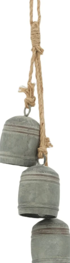 Dijk Natural Collections kerst ornament Bella grijs 15 x 7,5 x 56 cm