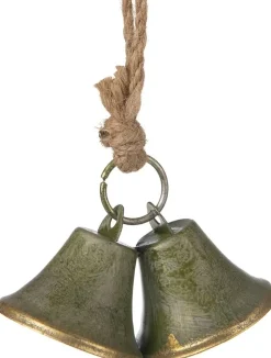 Dijk Natural Collections kerst ornament Bella brons 5,5 x 5,5 x 4 cm