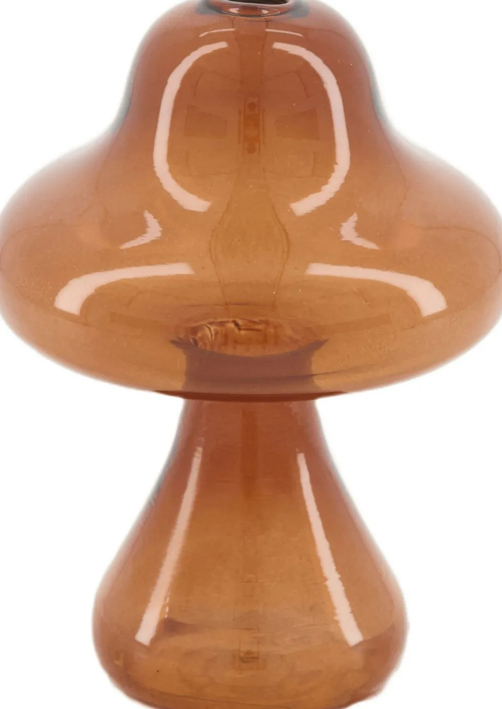 Dijk Natural Collections vaas Champignon oranje D 9 H 12 cm