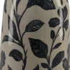 Dijk Natural Collections vaas zwart / grijs D 22,5 H 38 cm