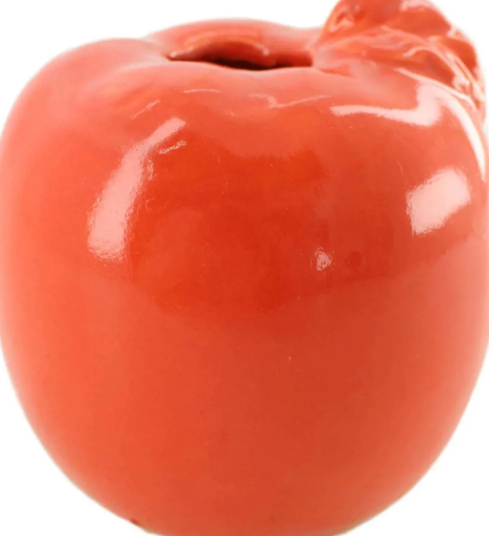 Dijk Natural Collections vaas Pomme rood D 9 H 9 cm