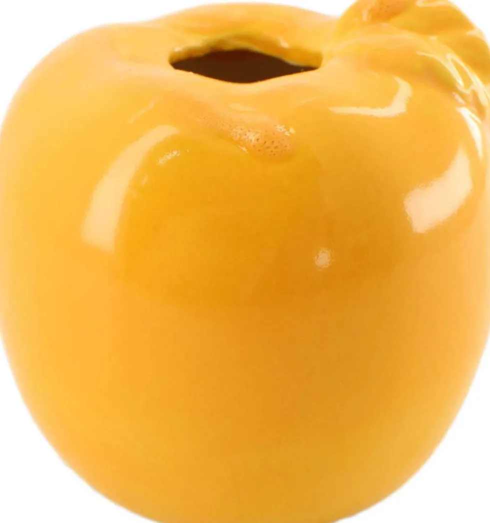 Dijk Natural Collections vaas Pomme oranje D 9 H 9 cm