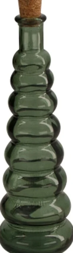 Dijk Natural Collections vaas donkergroen D 6 H 18 cm