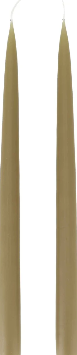 dinerkaars Danish Dip bruin / groen 30 uur D 2,2 H 35 cm 2 stuks