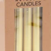 dinerkaars Mindy goud 6,5 x 2,5 x 13 cm 10 stuks