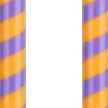 Dinerkaars oranje / paars 8 uur D 2,2 H 25 cm 2 stuks
