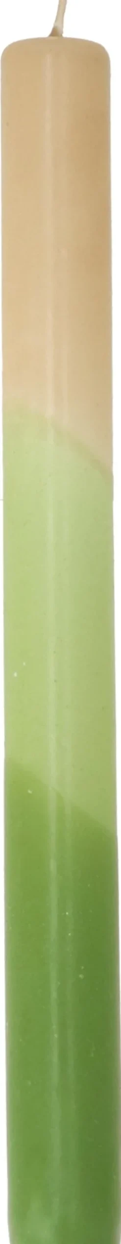 Dinerkaars Triple dipped beige / groen 7,5 uur D 2,2 H 25 cm