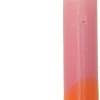 Dinerkaars Triple dipped geel / roze / oranje 7,5 uur D 2,2 H 25 cm