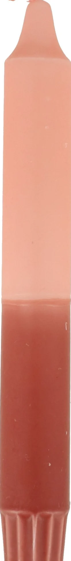 Dippy dinerkaars Dubbeldip bruin / roze 6 uur D 2,1 H 19 cm