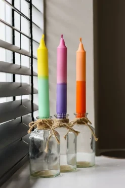 Dippy dinerkaars Dubbeldip groen 6 uur D 2,1 H 19 cm