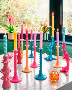 Dippy dinerkaars Twister geel 6 uur D 2,1 H 19 cm