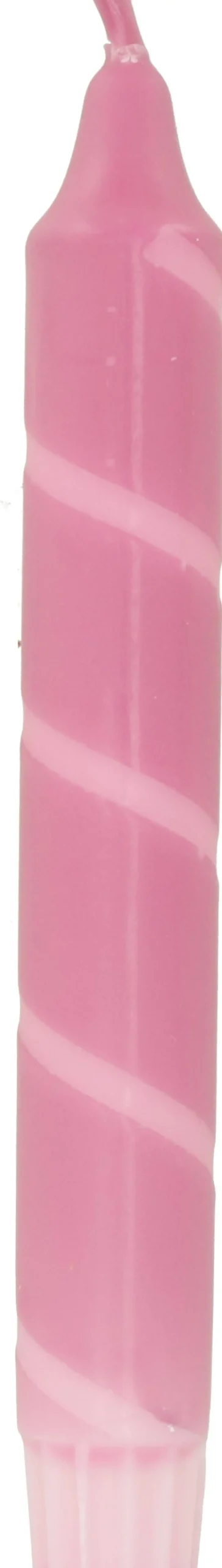 Dippy dinerkaars Twister roze 6 uur D 2,1 H 19 cm
