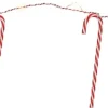Draadverlichting zuurstok met 20 lampjes warm white 1,7 m