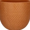 Duif bloempot Bell bruin D 32 H 26 cm