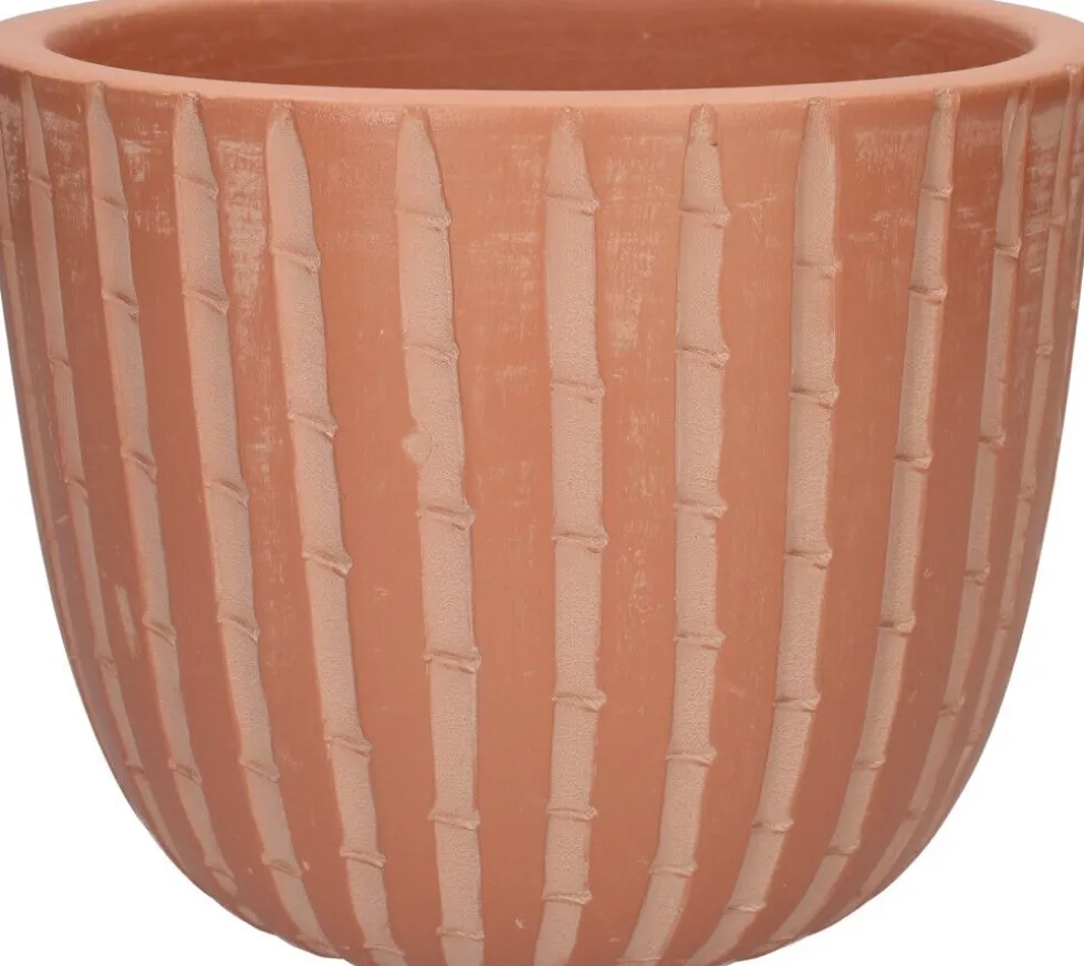 Duif bloempot Bell zalm D 32 H 26 cm