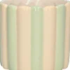 Duif bloempot Bliss crème / groen D 7,7 H 7 cm