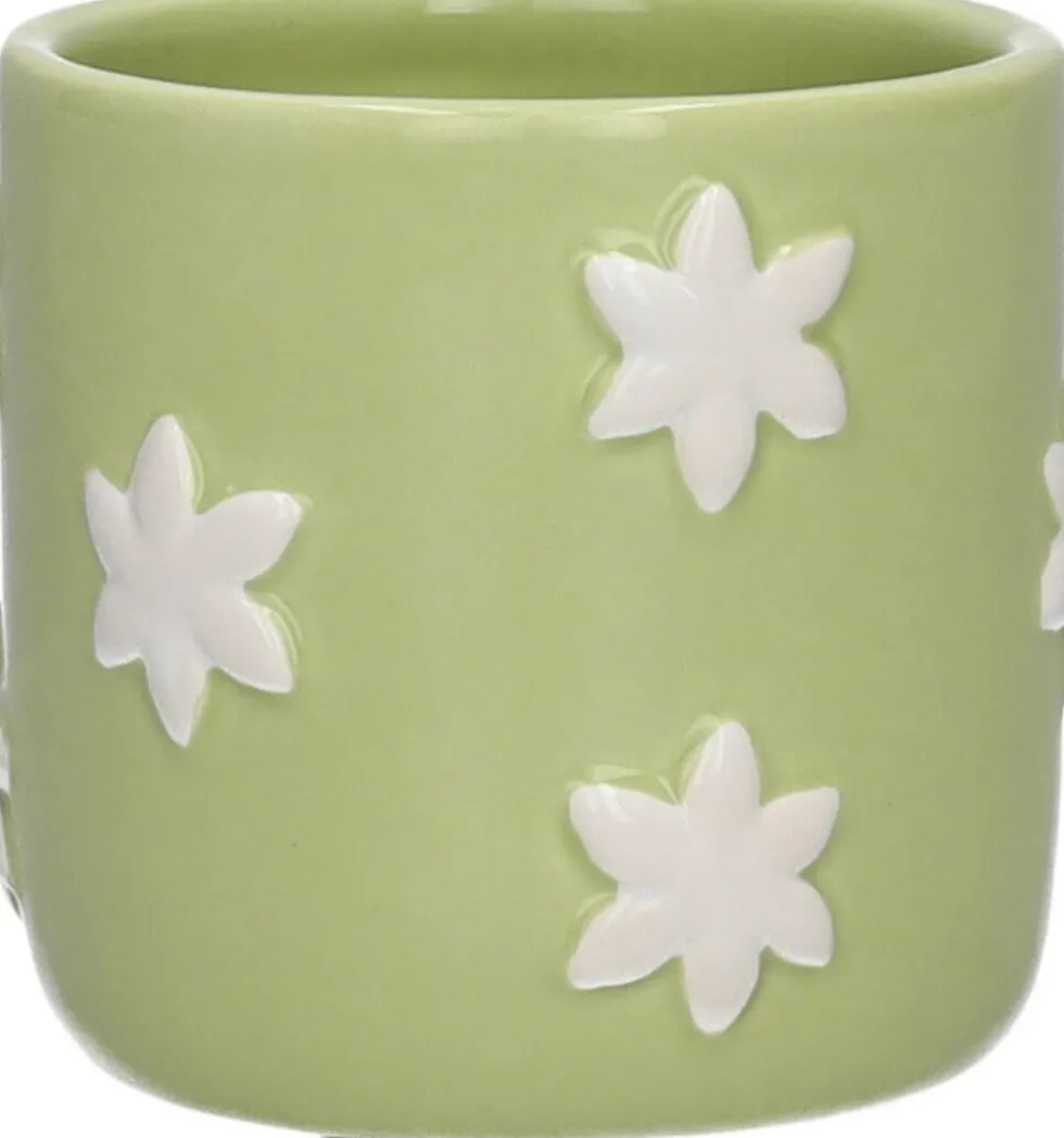 Duif bloempot Bloem groen D 7,5 H 7 cm