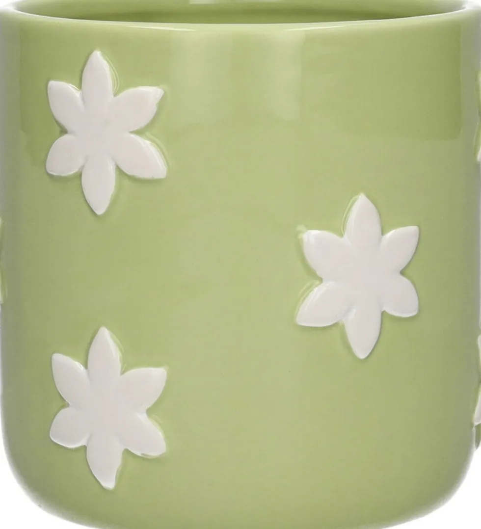 Duif bloempot Bloem groen D 12,2 H 12 cm