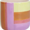 Duif bloempot Cove geel / oranje / paars D 10,5 H 9,5 cm
