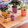 Duif bloempot Fizz geel D 15 H 14 cm