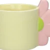 Duif bloempot Flori geel D 10,2 H 7,3 cm