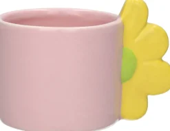 Duif bloempot Flori roze D 10,2 H 7,3 cm