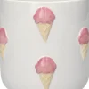 Duif bloempot IJsje wit D 14,5 H 13,5 cm