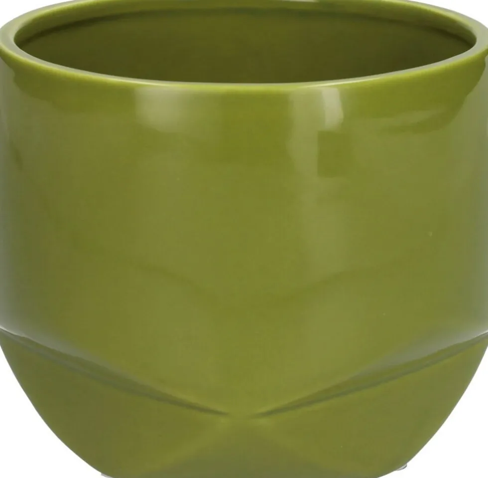 Duif bloempot Levi groen D 12,5 H 9,5 cm