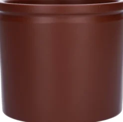 Duif bloempot Lucca bruin D 14 H 12,5 cm