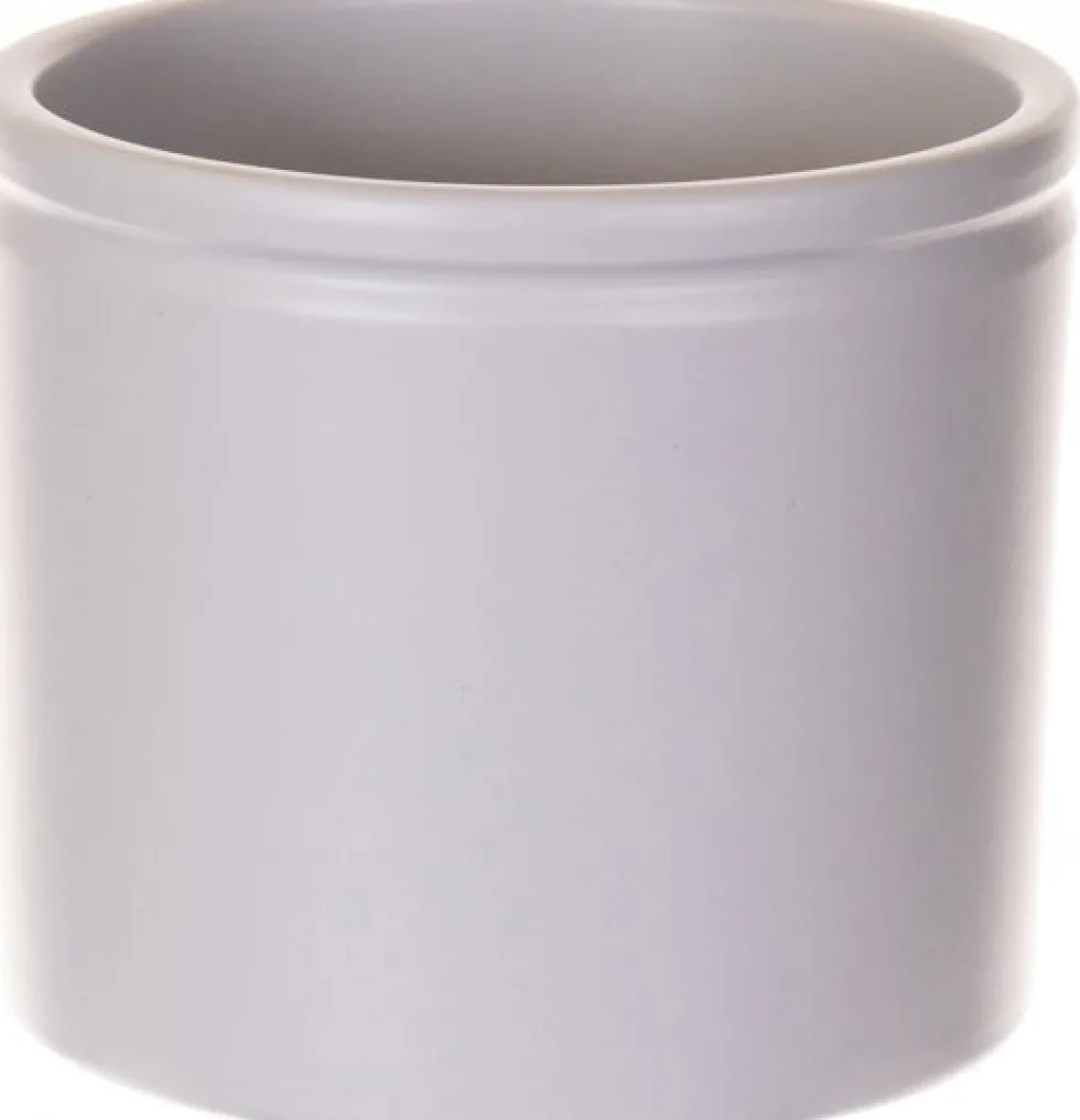 Duif bloempot Lucca grijs D 14 x H 12,5 cm