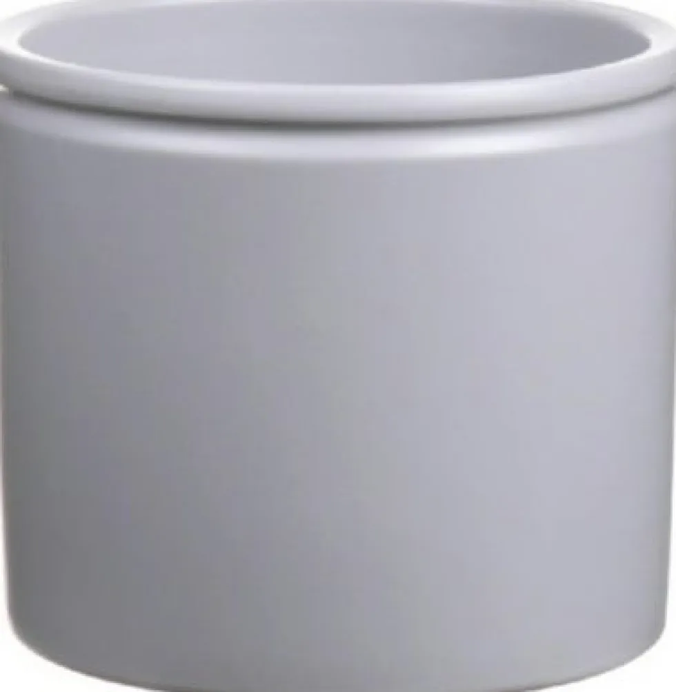 Duif bloempot Lucca grijs D 27,8 x H 25,7 cm