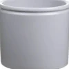 Duif bloempot Lucca mat grijs D 14 H 12,5 cm