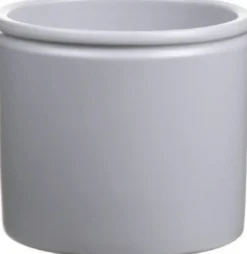 Duif bloempot Lucca mat grijs D 14 H 12,5 cm