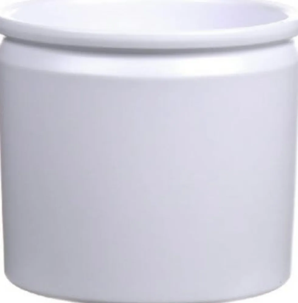 Duif bloempot Lucca wit D 14 H 12 cm