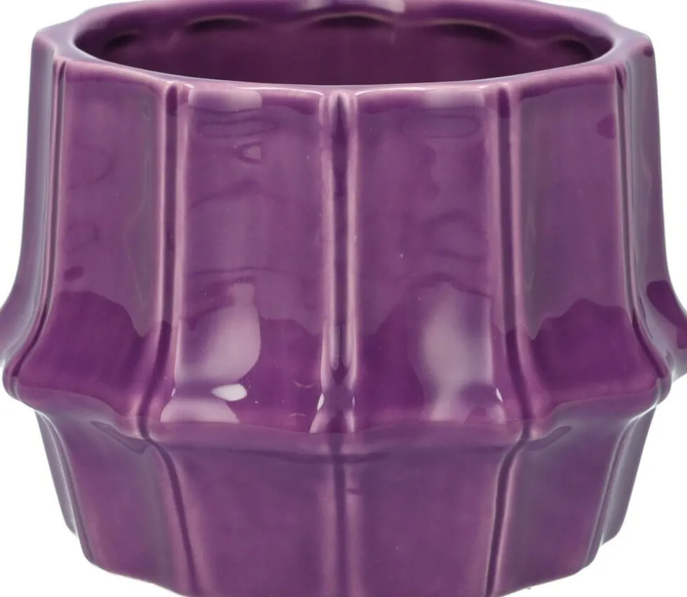 Duif bloempot Mellow paars D 12 H 8,5 cm