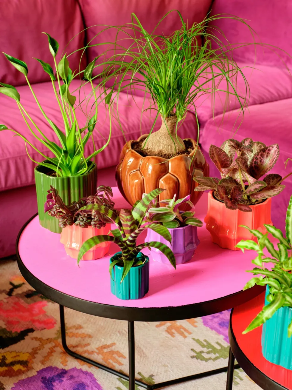 Duif bloempot Mellow roze D 12 H 8,5 cm