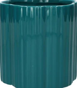 Duif bloempot Nova blauw D 14 H 14 cm
