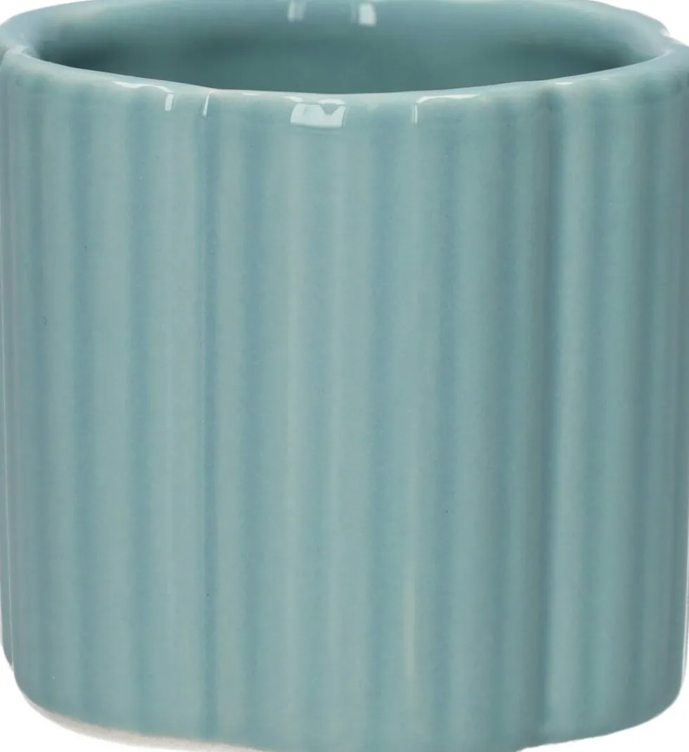 Duif bloempot Nova blauw D 7,8 H 7 cm