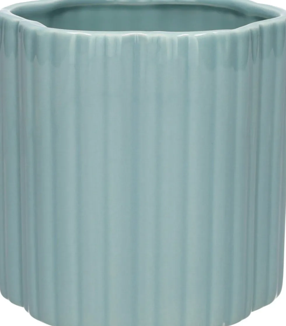 Duif bloempot Nova blauw D 13 H 12,5 cm