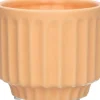 Duif bloempot op voet Vectra oranje D 8 H 7 cm