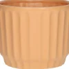 Duif bloempot op voet Vectra oranje D 12 H 9,5 cm