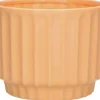 Duif bloempot op voet Vectra oranje D 13,2 H 10,5 cm