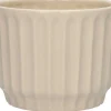 Duif bloempot op voet Vectra taupe D 8 H 7 cm